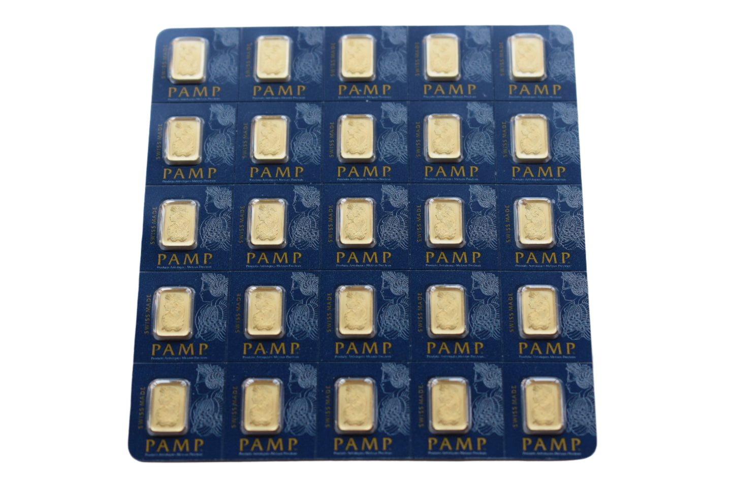 PAMP Suisse 1 gram gold Bar carded