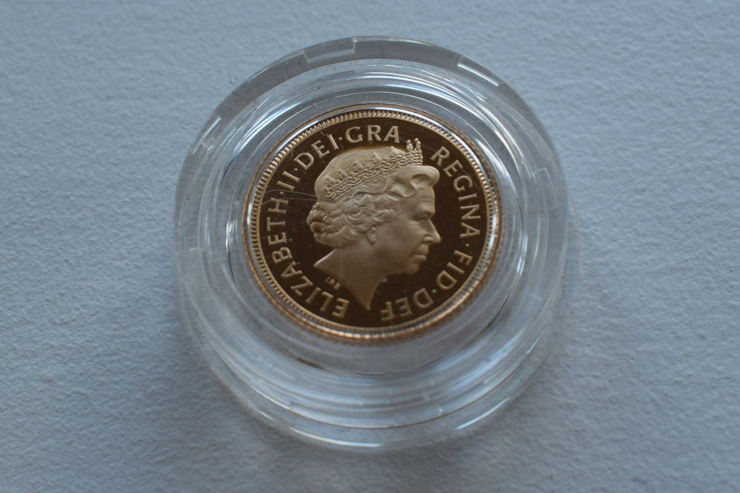 1998 RM George and Dragon (AGW 3.66 grams) Half Sovereign Proof Gold Coin