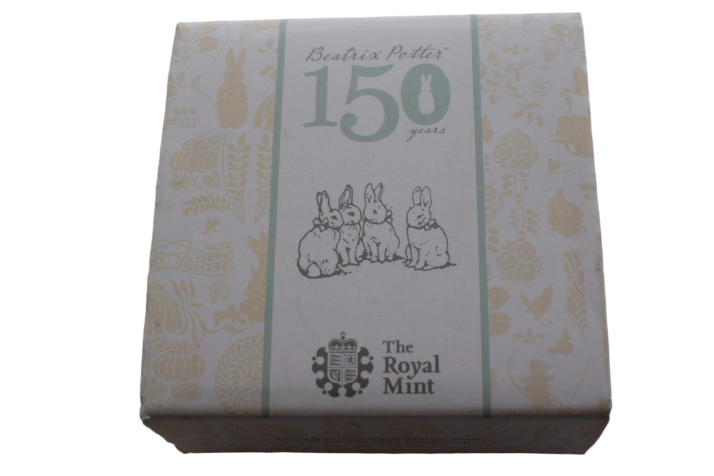 2016 Royal Mint 150 Years Beatrix Potter Gold Proof 50p Coin AGW 14.21g Box COA