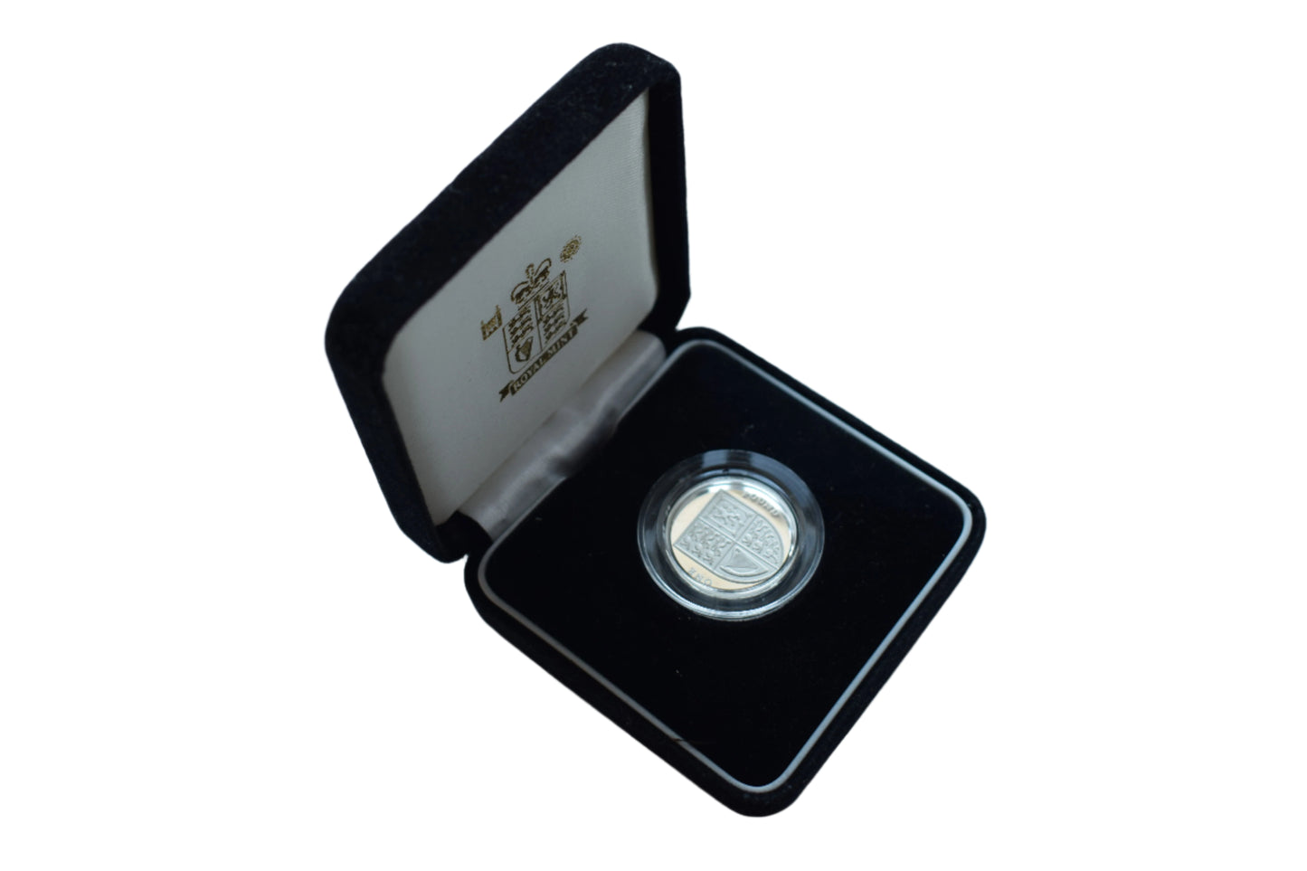 2008 Shield Silver Proof Piedfort £1 Coin Box COA