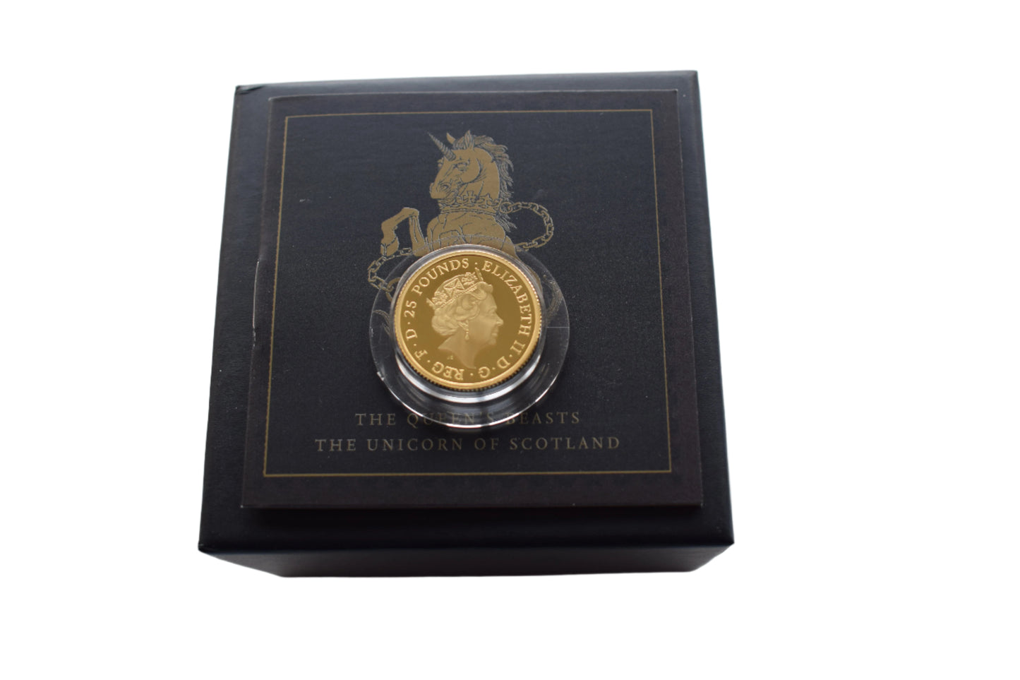 2017 Queens Beasts The Unicorn of Scotland 1/4 oz Gold Proof Coin