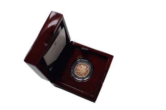 2022 RM QE II Platinum Jubilee (AGW 7.32 grams) Gold Proof Sovereign BOX COA