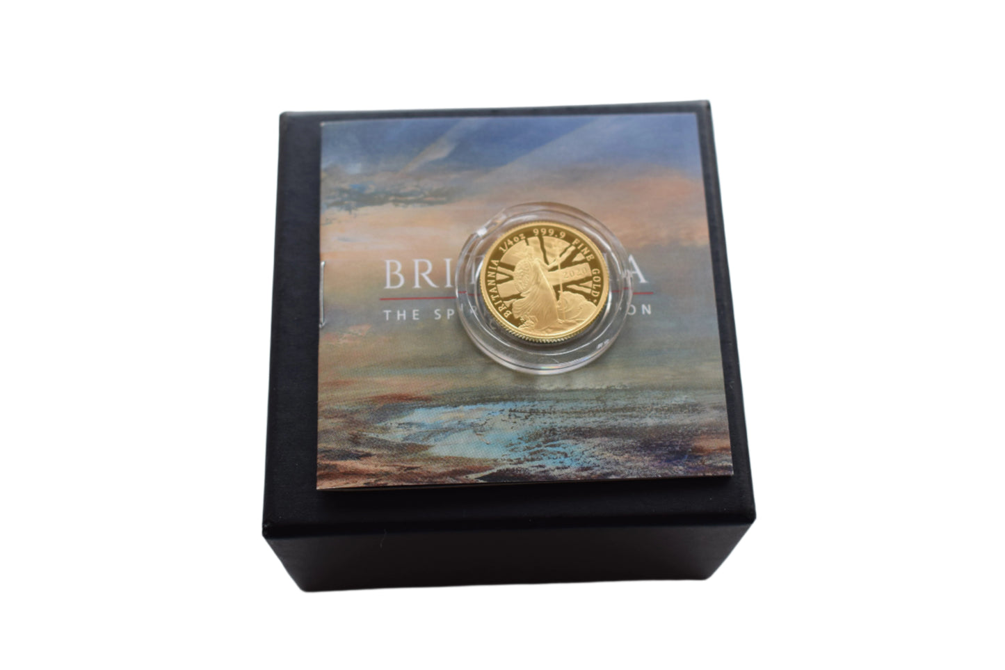 2020 Royal Mint Britannia 1/4 oz proof Gold Coin AGW 7.78g Box COA