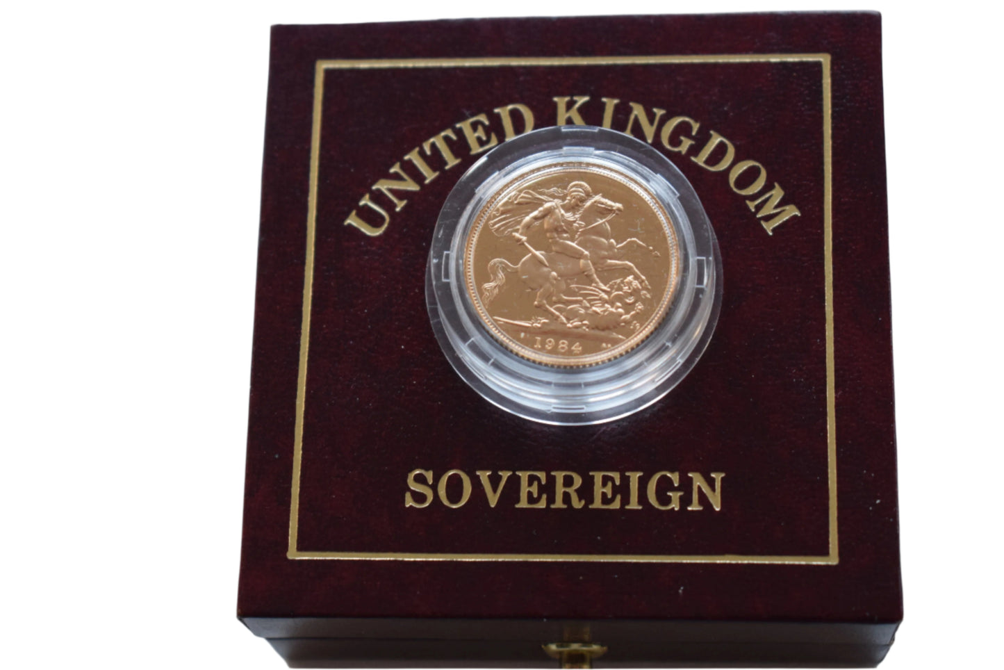 1984 RM George and Dragon (AGW 7.32 g) Sovereign Proof Gold Coin NO COA