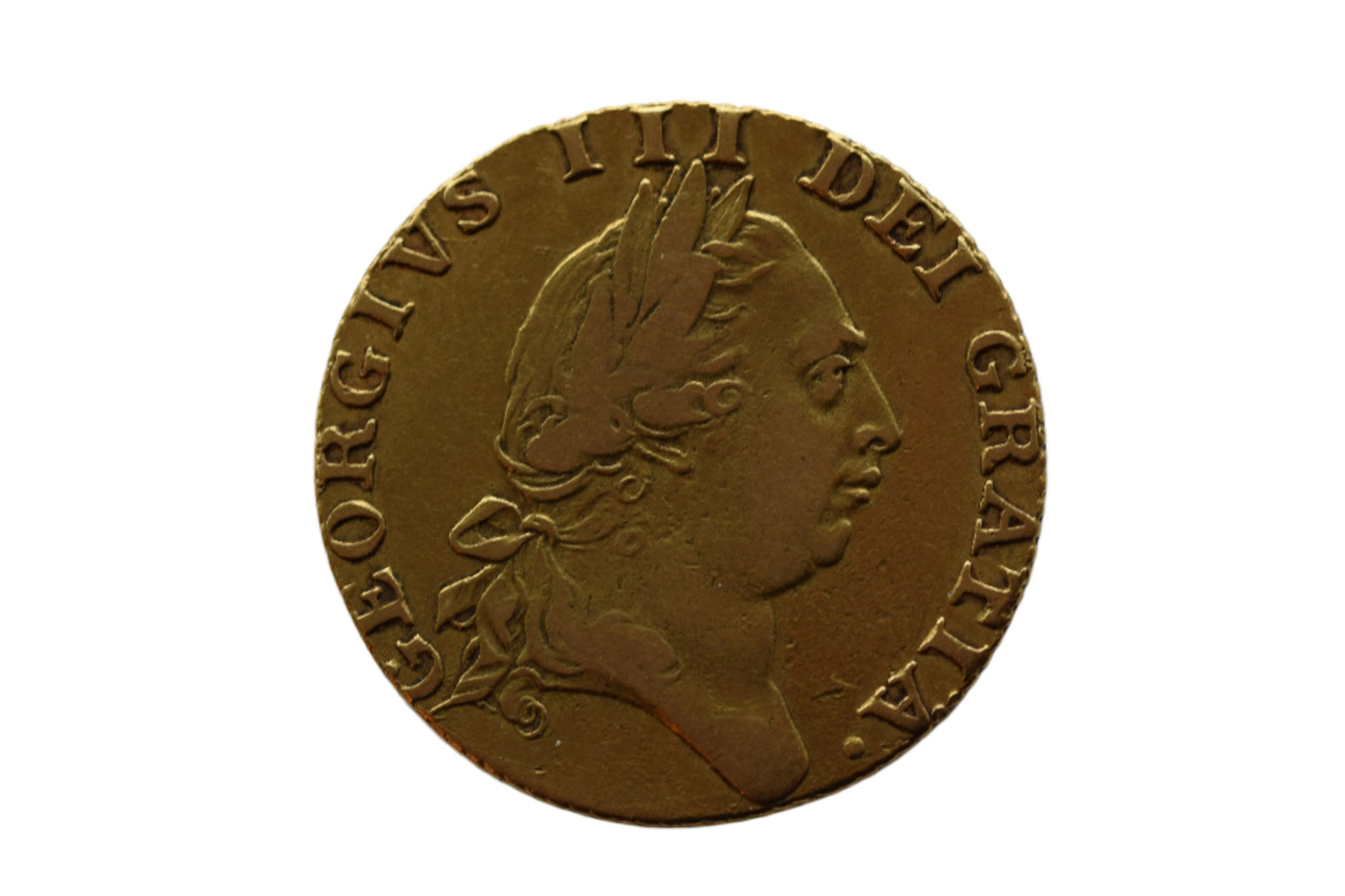 1787 Georgius III Spade Guinea United Kingdom Gold Coin