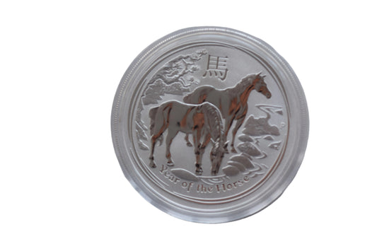 2014 Australia Mint Year Horse Lunar Series 2 - 1 oz 999 Silver Coin