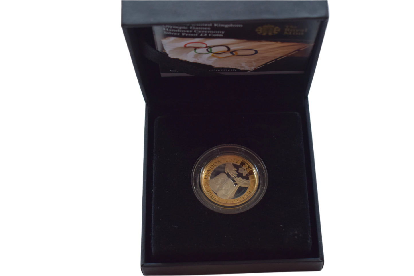 2008 Royal Mint Olympic Games Handover £2 Silver Proof Case & COA