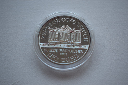 2013 AUSTRIA Wiener Philharmoniker / Vienna Philharmonic 1 oz .999 Silver Coin