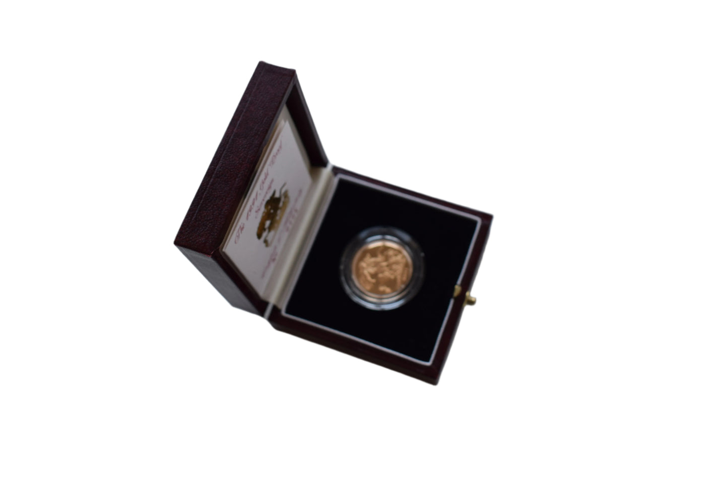 1991 Royal Mint George and the Dragon Gold Proof Sovereign