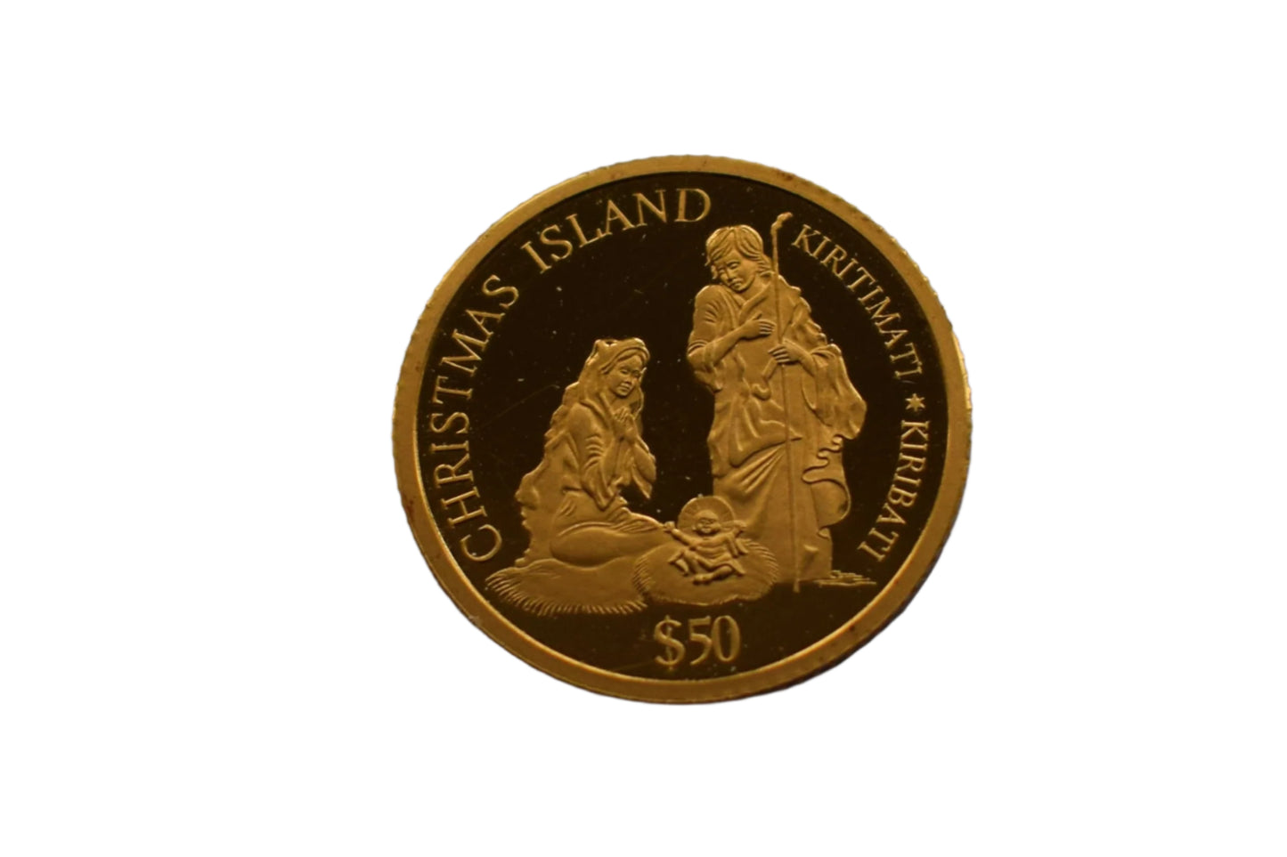 2006 Kirbati $50 1/10th Oz Gold Coin