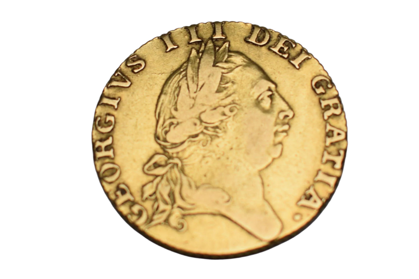 1787 Georgius III Spade Guinea United Kingdom Gold Coin